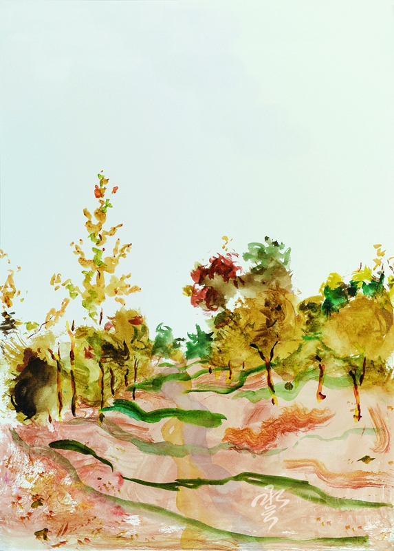 鞠洪深 《秋之韵》 54.6*39.5cm 2014年2月